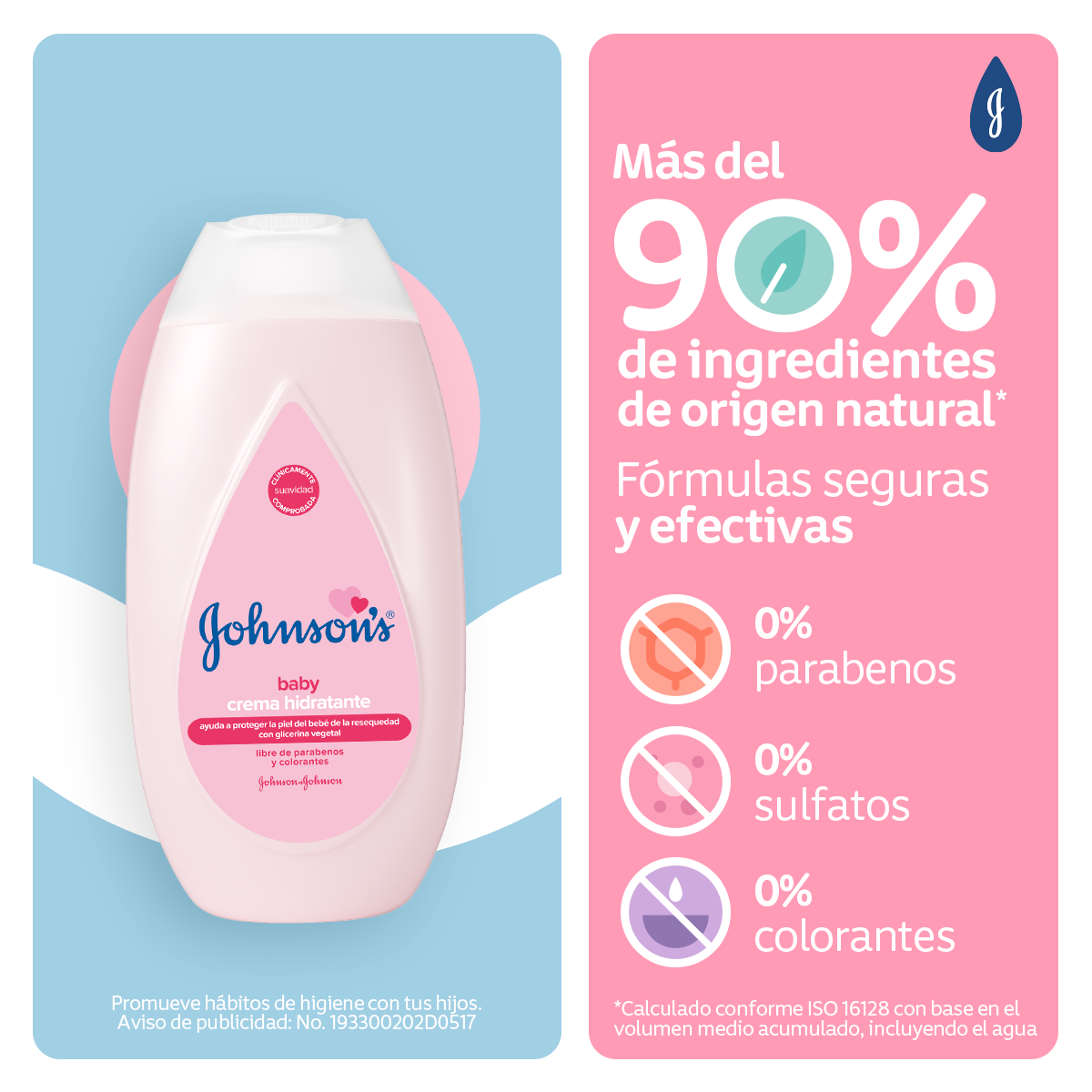 JOHNSON’S® baby crema líquida original