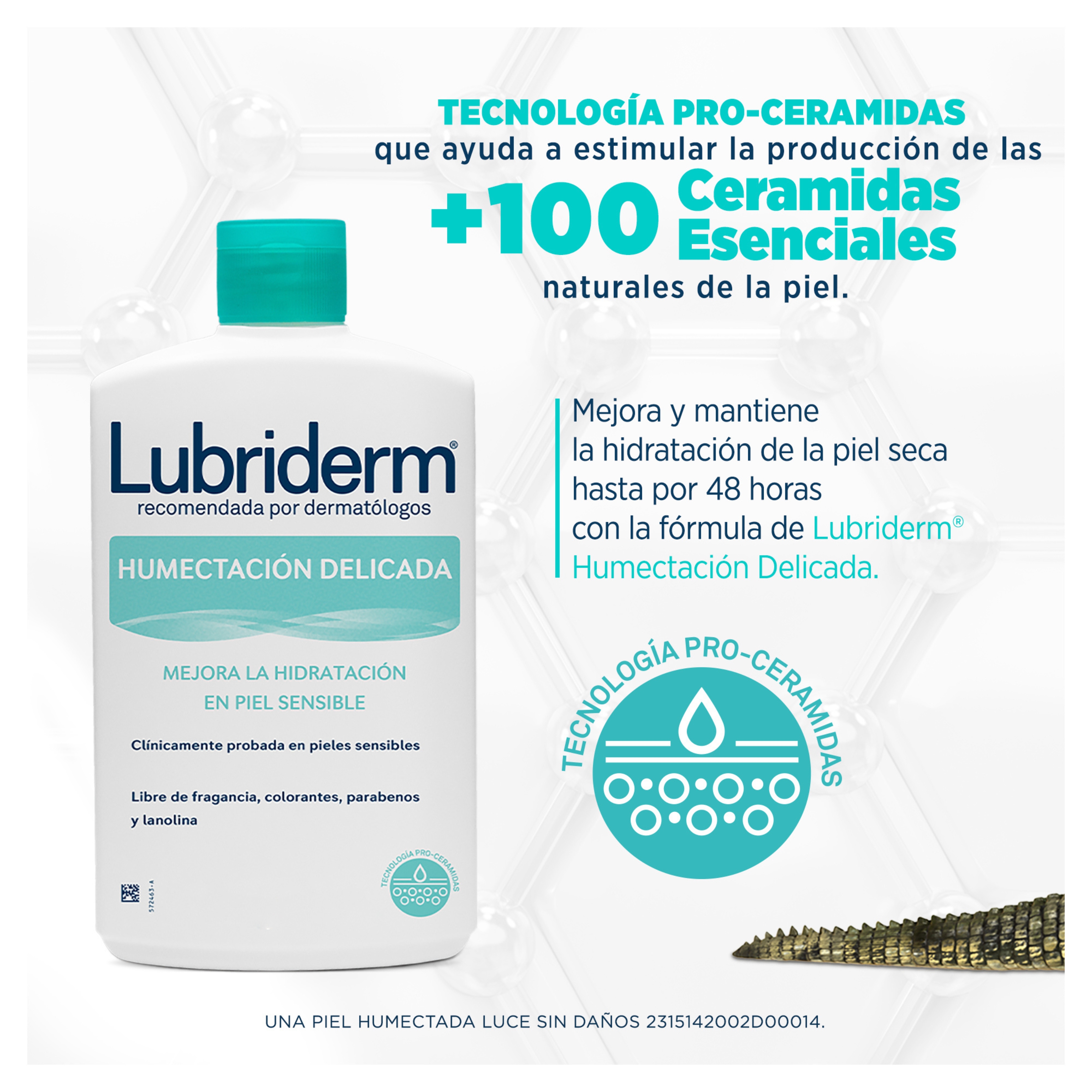 LUBRIDERM® PIEL SENSIBLE - Delicada con la piel