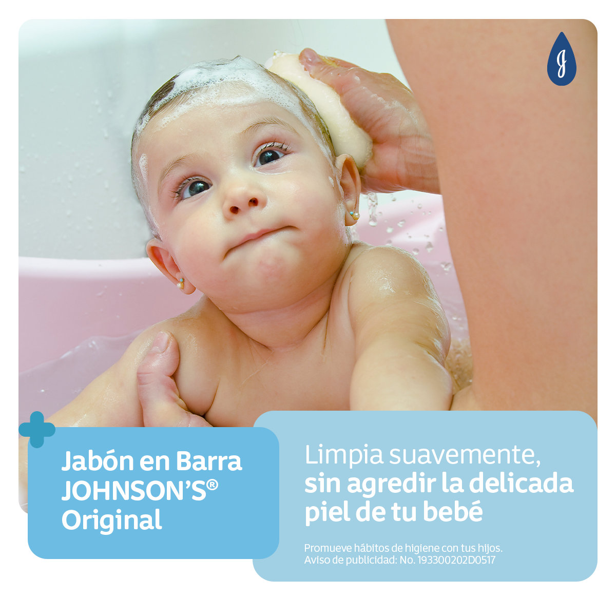 JOHNSON’S® baby jabón en barra original