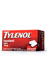 TYLENOL 20 TABLETAS