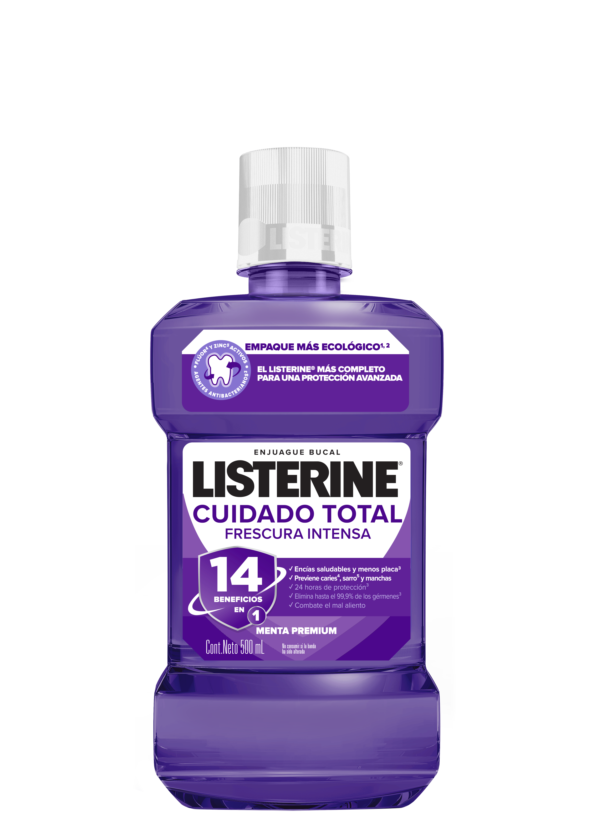 Enjuague Bucal LISTERINE®  Cuidado Total Frescura Intensa FRONT