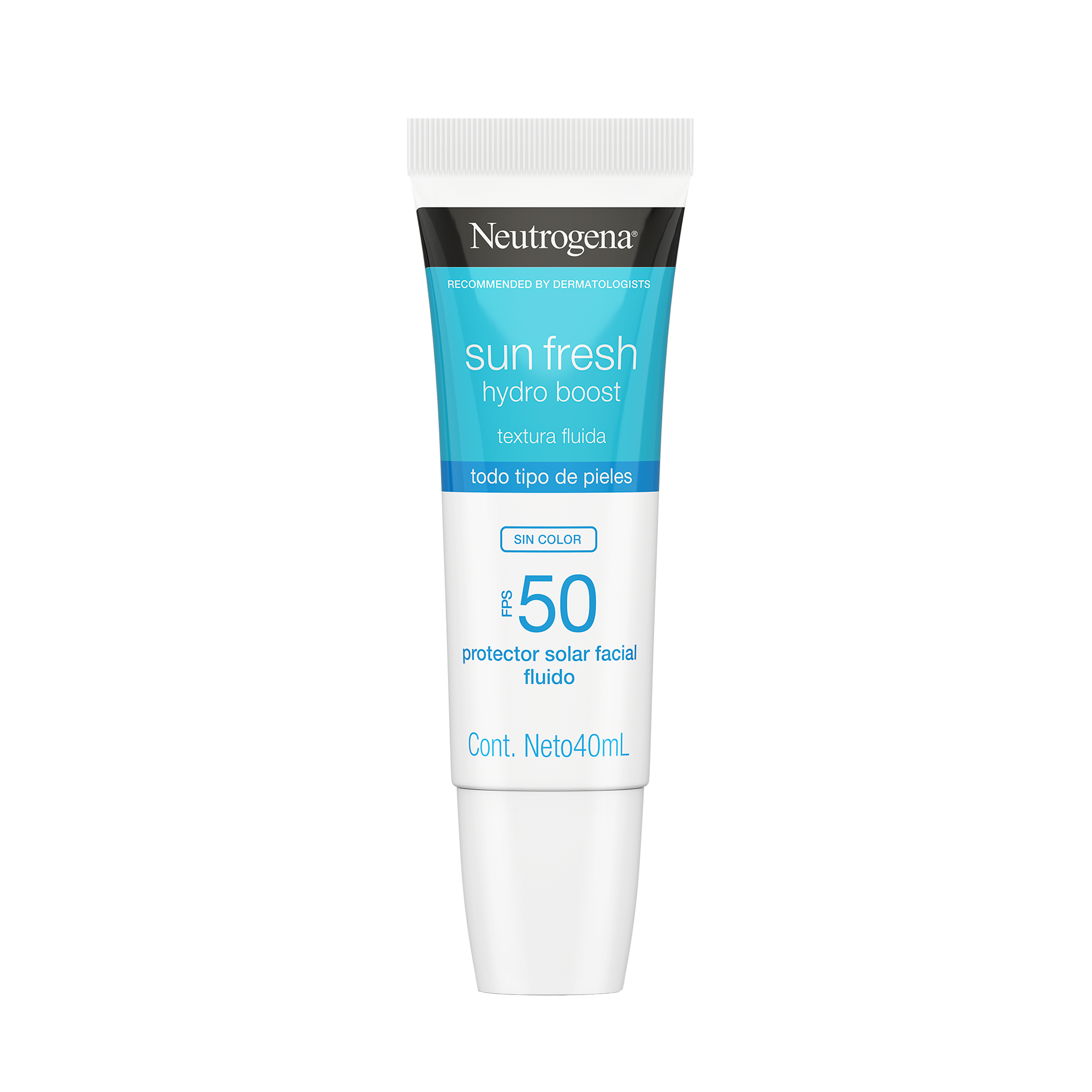 Sun Fresh Hydro Boost Sin Color Fps 50 40 ml FRONT