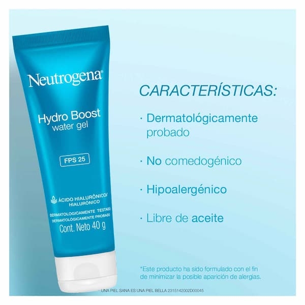 Características del gel hydro boost fps25