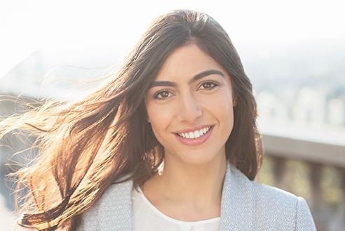 Mujer sonriendo