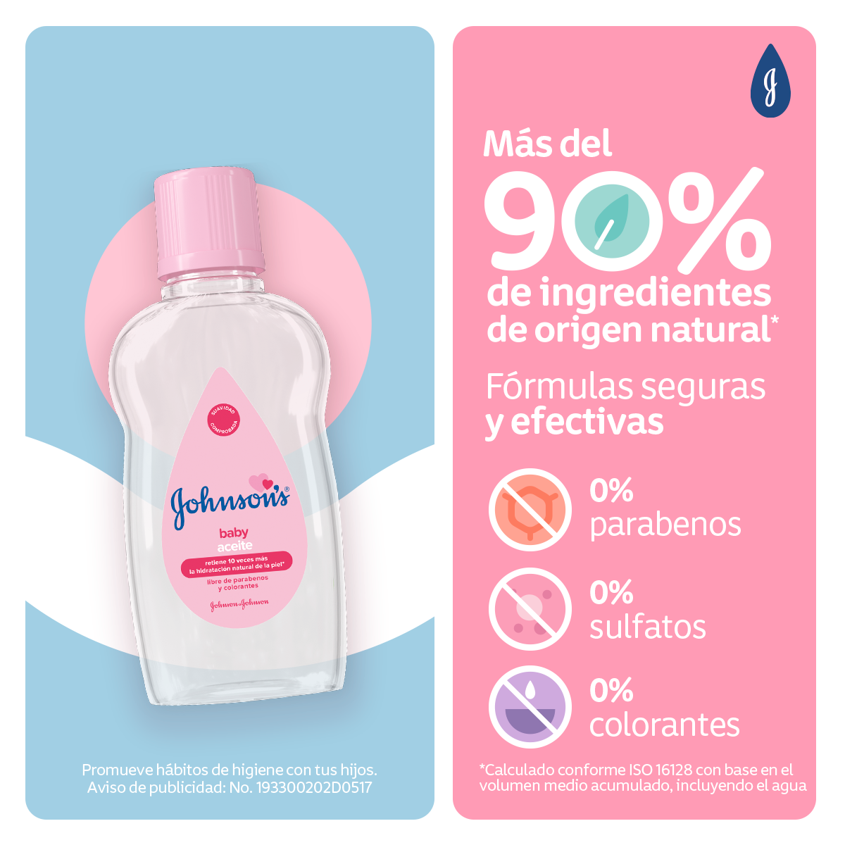 JOHNSON'S® baby aceite original - Image