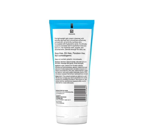 Exfoliante Facial Neutrogena Hydro Boost Ácido Hialurónico 147ml - Back