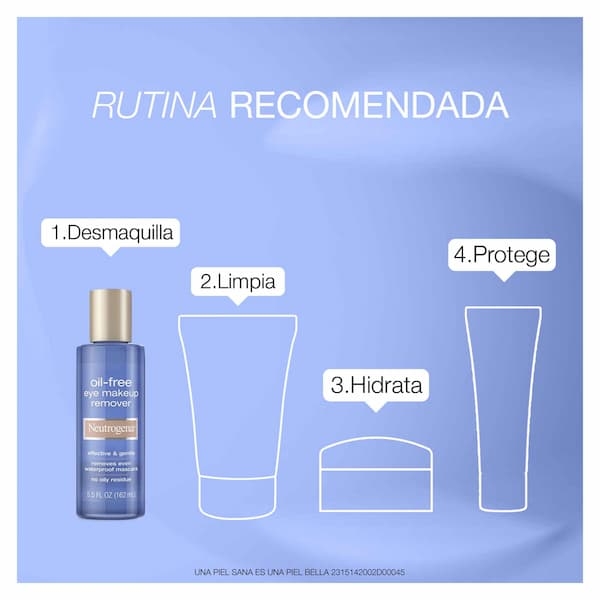 Desmaquillante bifasico oil free rutina