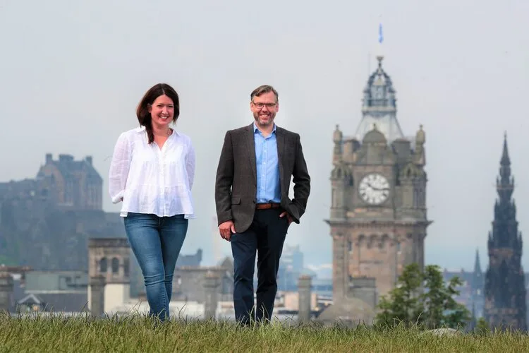 Carolyn and Stephen in Edinburgh