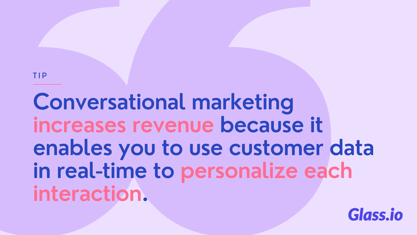 Conversational marketing increases revenue