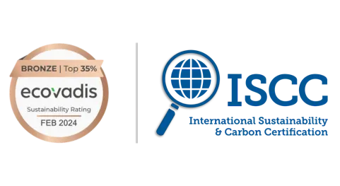 BAP: Sustainability - EcoVadis and ISCC Logo BAP: Sustainability - EcoVadis and ISCC Logo