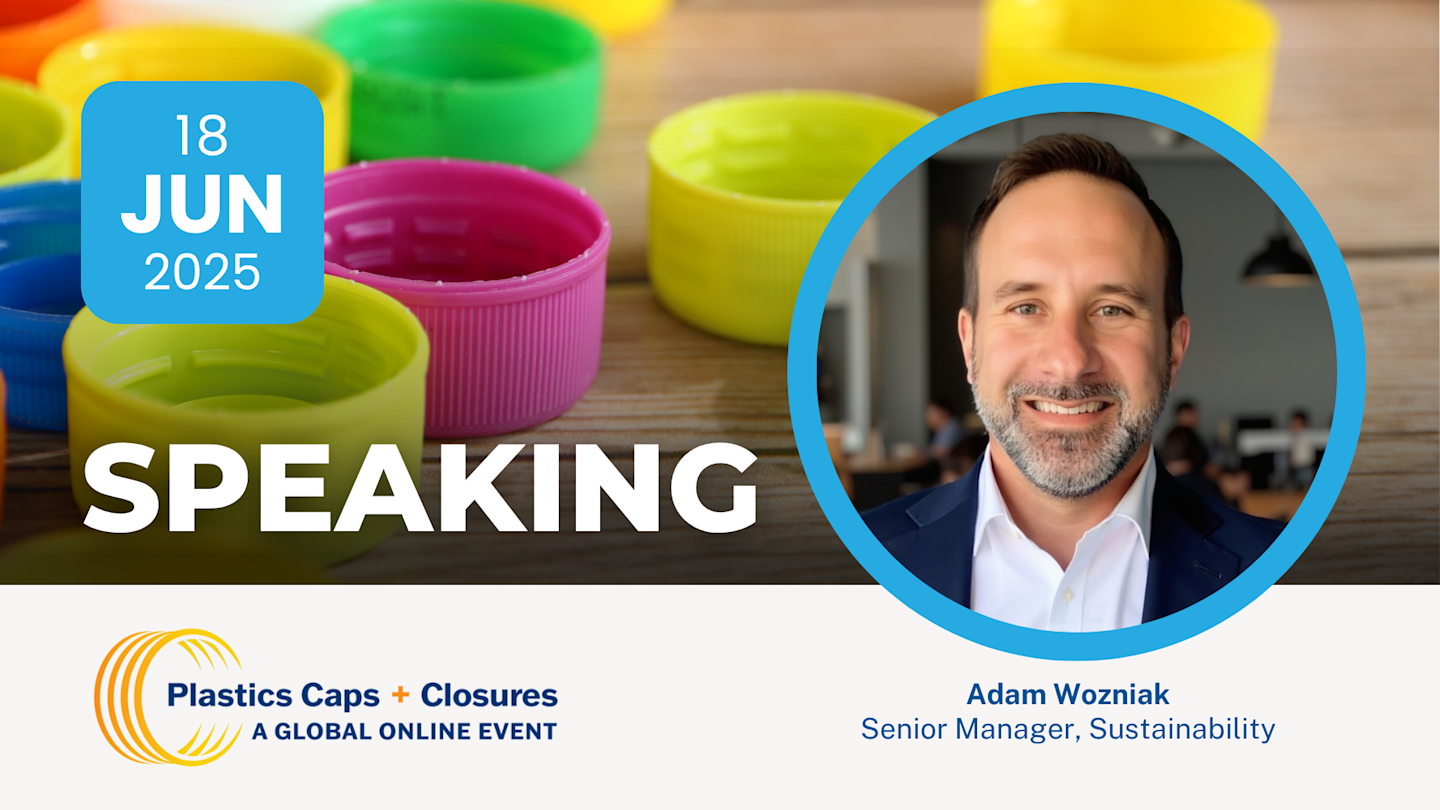 Event: Plastics Caps + Closures, Featuring Adam Wozniak 