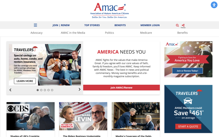 AMAC's (Association of Mature American Citizens) Privacy Policies And How To Delete Your Data Or Opt Out image