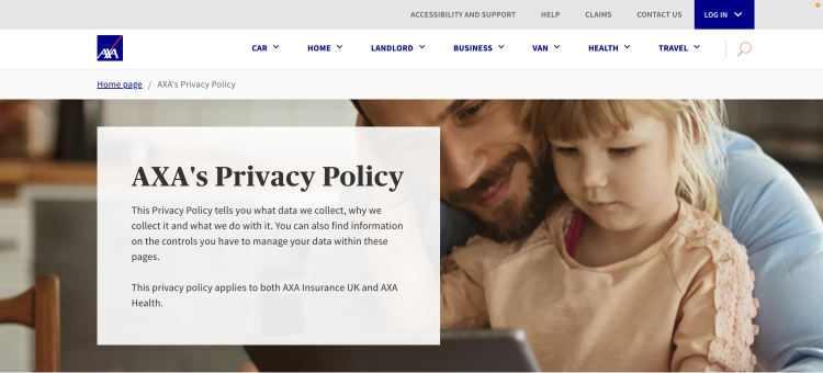 Axa’s Privacy Policies And How To Delete Your Data Or Opt Out image