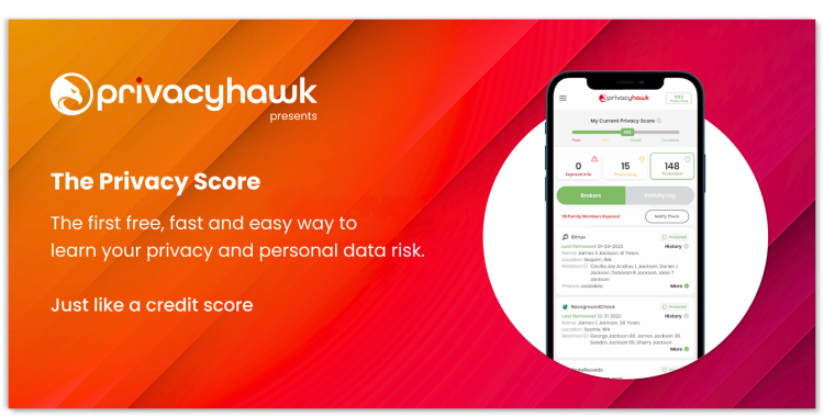 PrivacyHawk Launches The Privacy Score image
