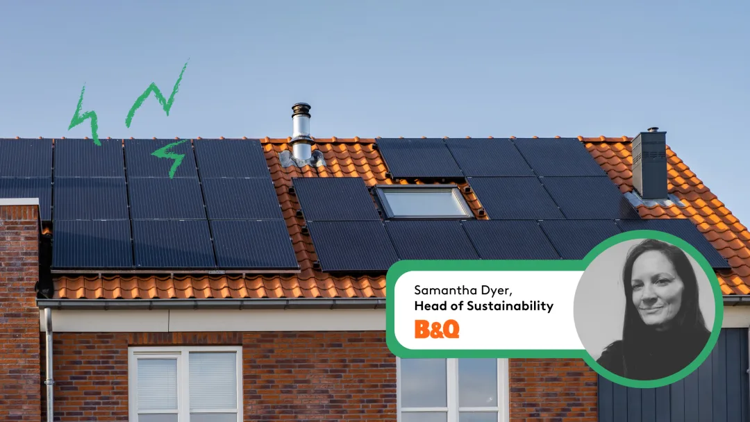 B&Q partner egg energy solar panel installation on finance