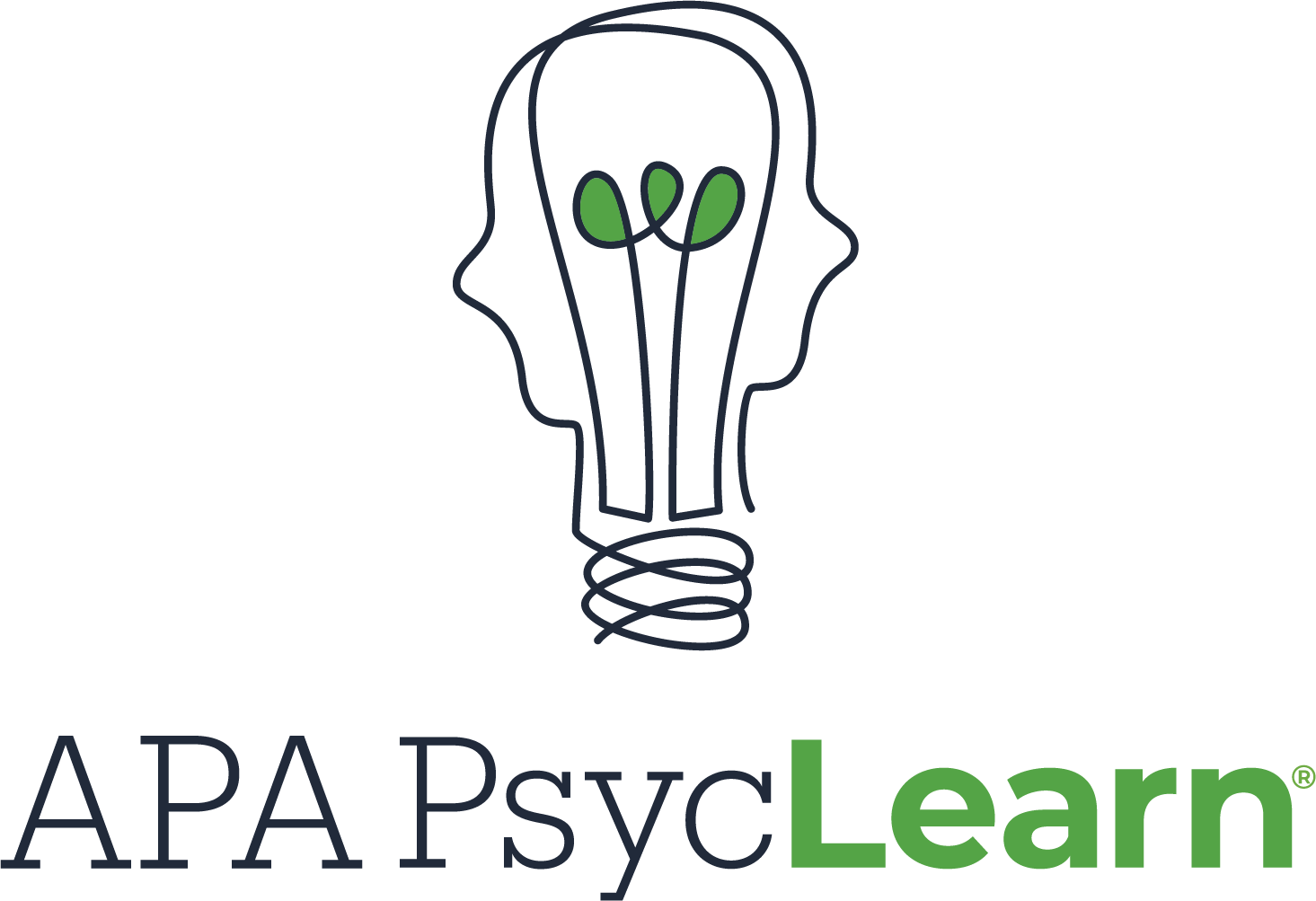 APA PsycLearn Logo R STACKED transparent