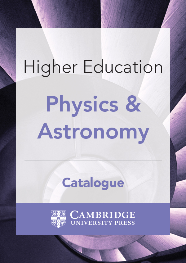 Physics and Astronomy Textbooks Catalogue