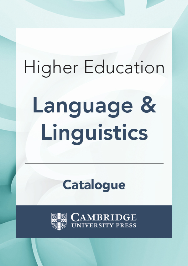 Language&Linguistics Catalogue Thumbnail 600x847