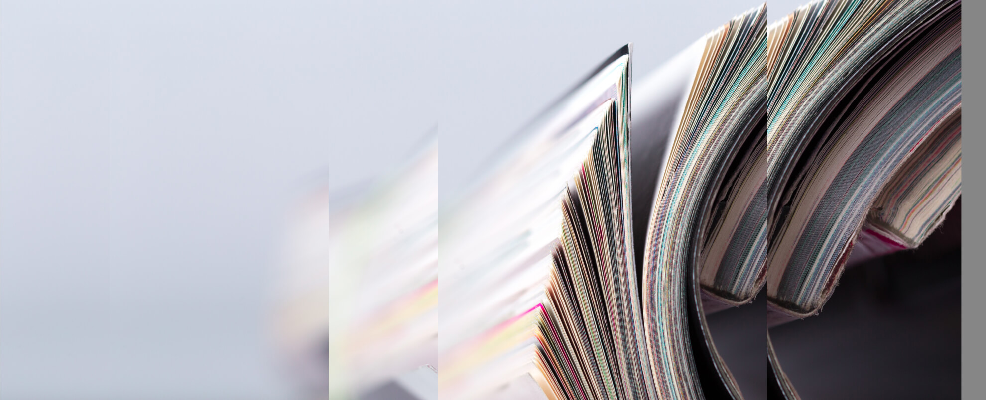 A close up of a publication