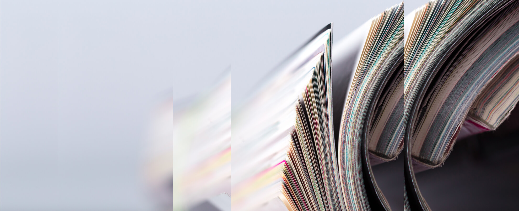 A close up of a publication