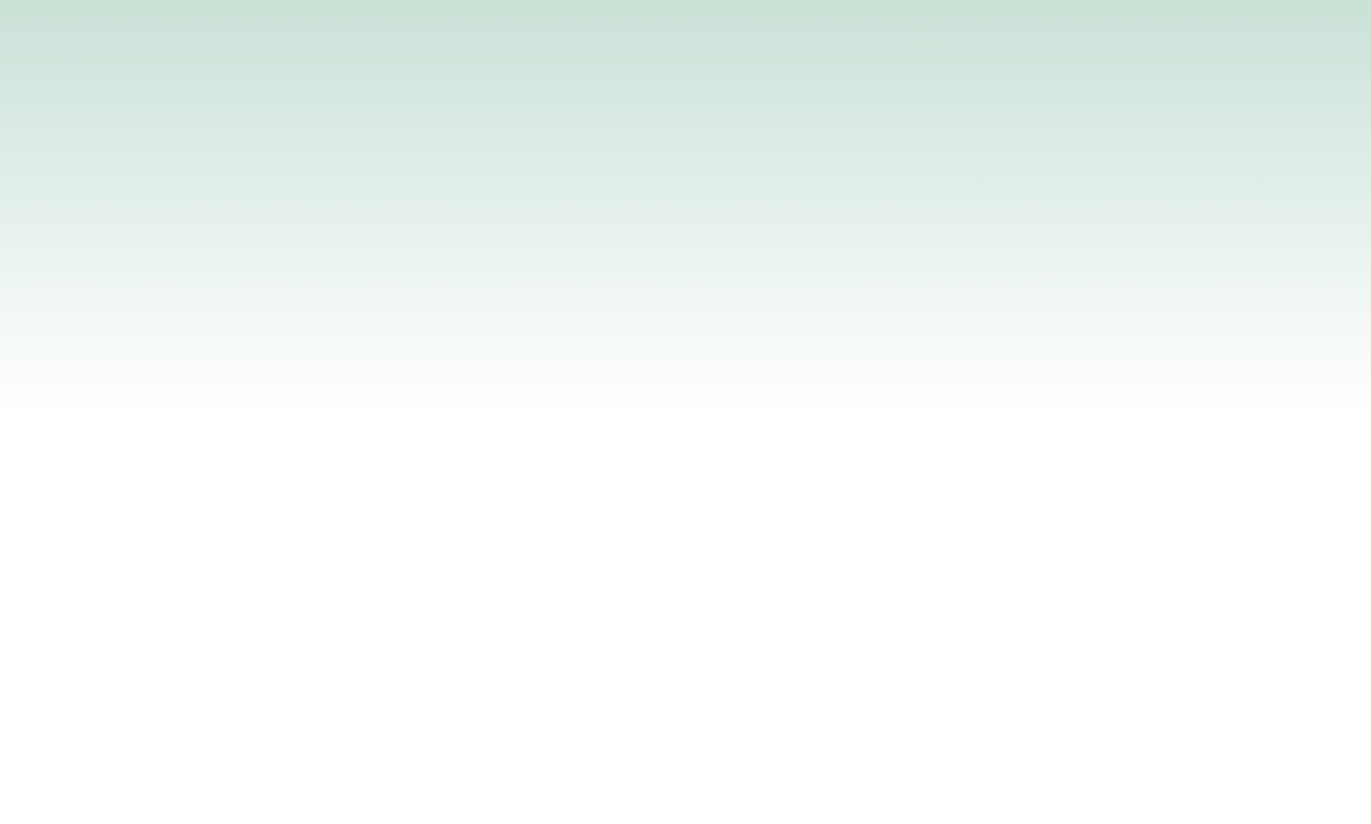 Dark Green to white gradient