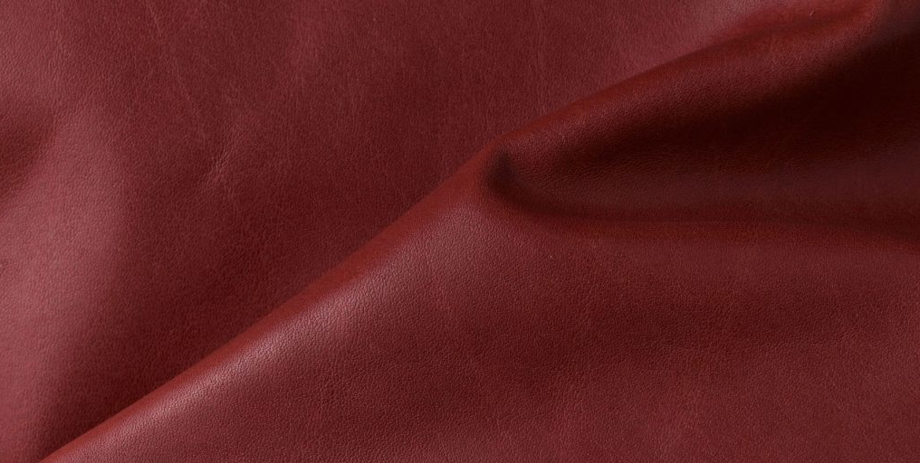 Close up image of false leather made from grapes