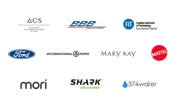 logo block of new members who joined the network