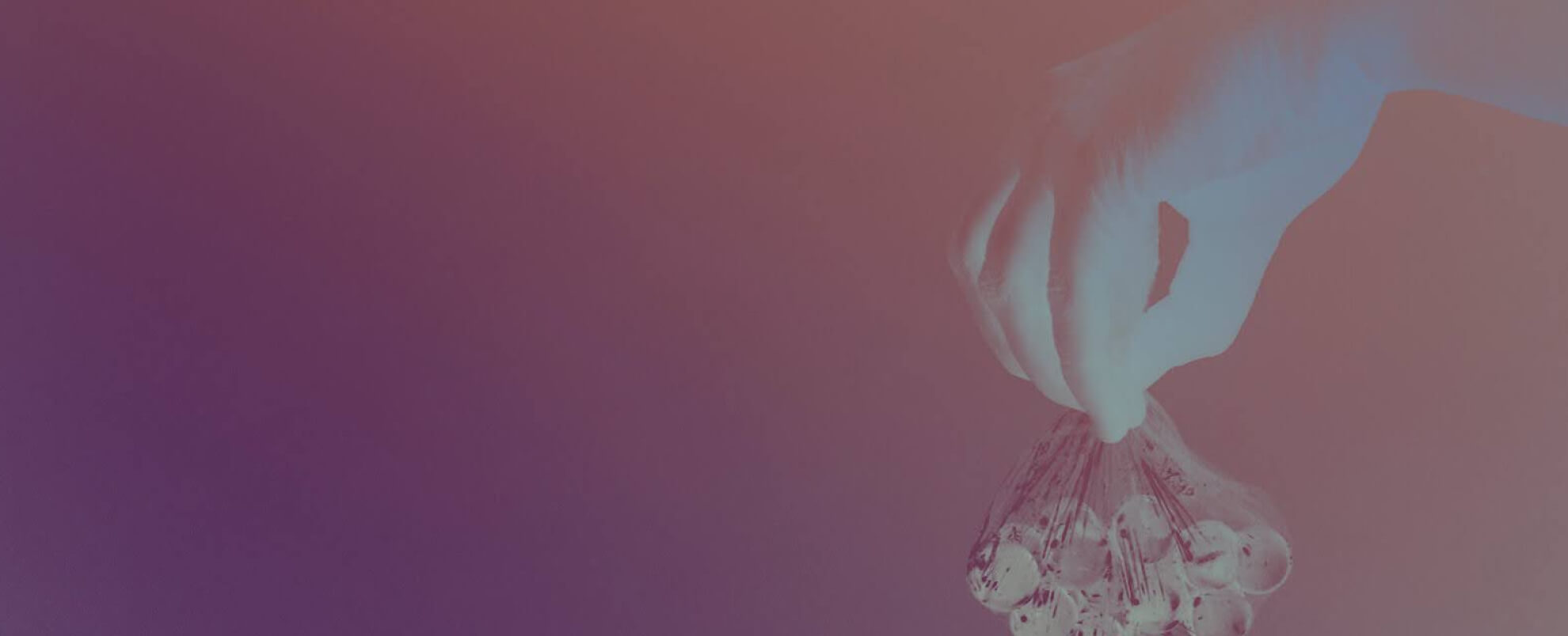 person holding marbles