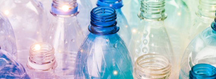 Group of plastic bottles