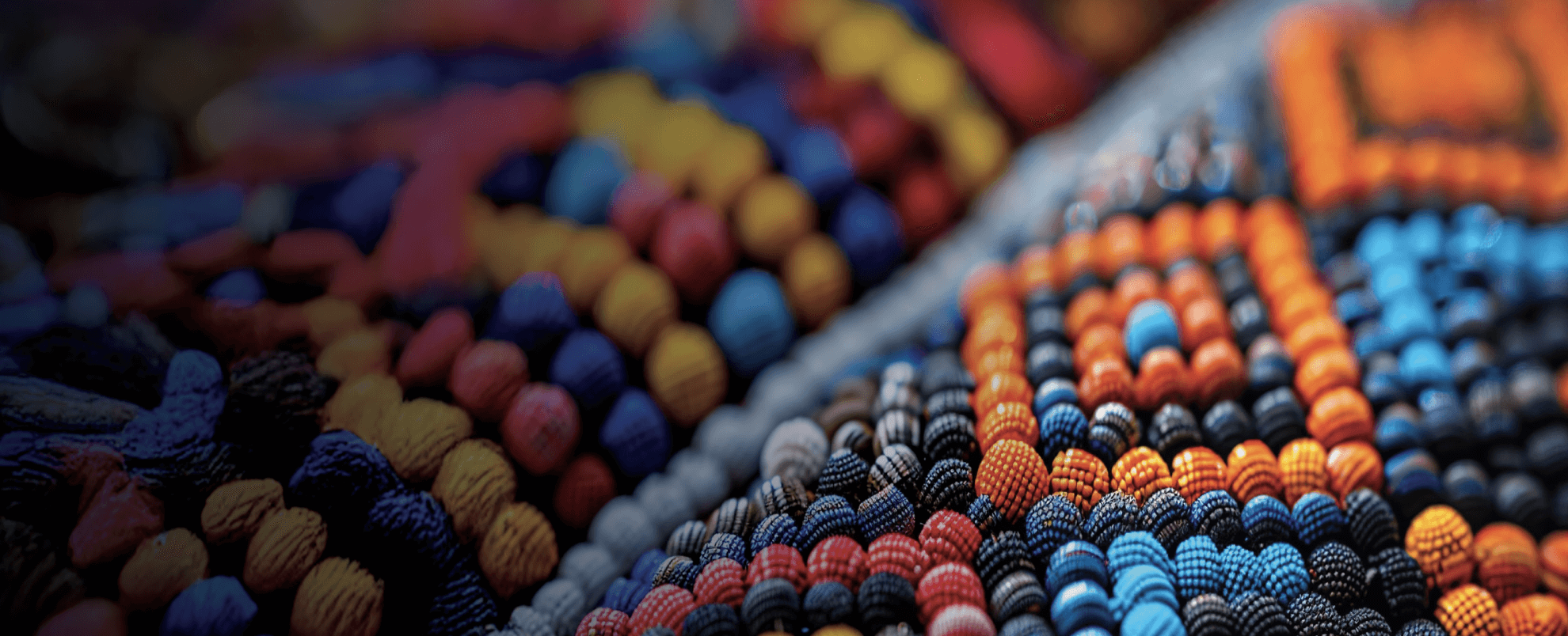 G20 South Africa logo on bright coloured beaded background