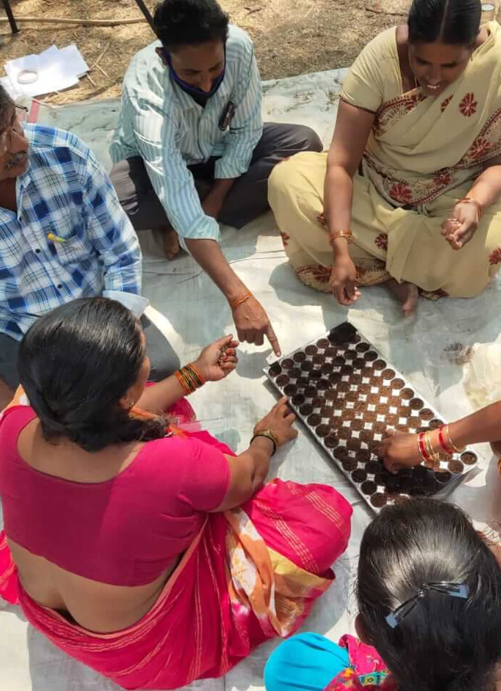 people sitting in a circle