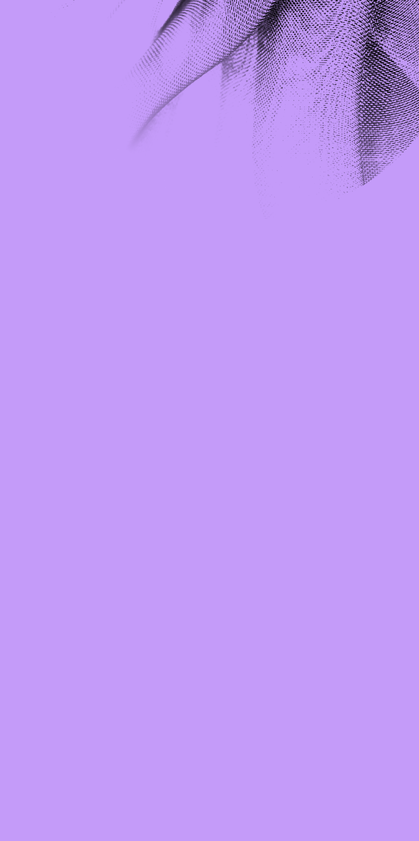Purple material fading into black background