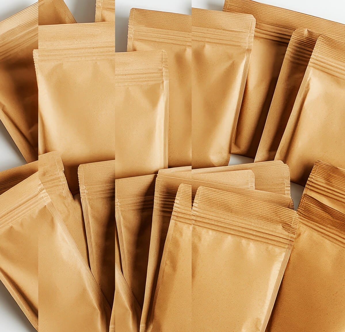 Images of flexible paper packaging