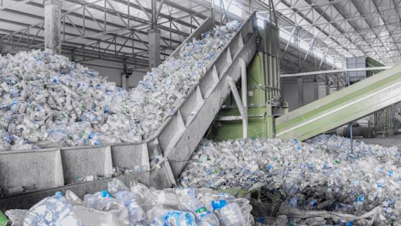 Picture of a recycling plant