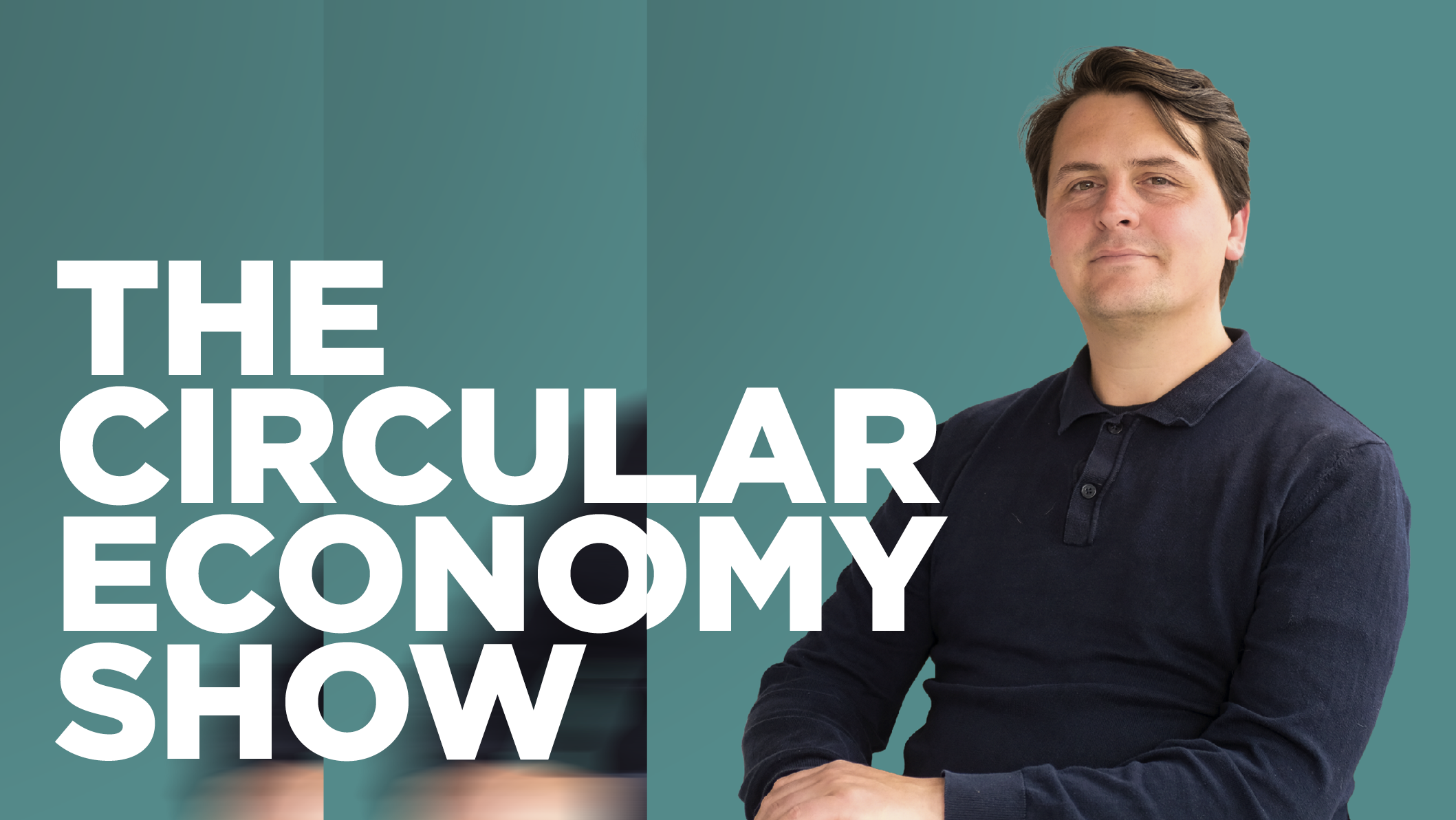 Circular Economy Show Logo with a man to the right hand side 