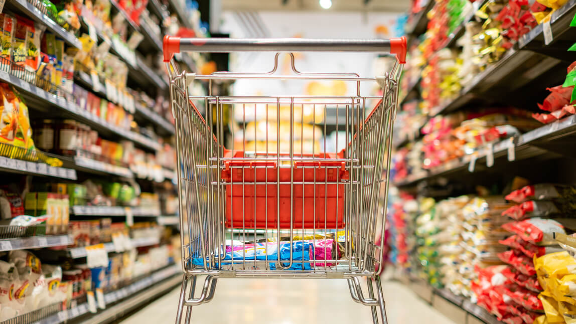 Supermarket trolley