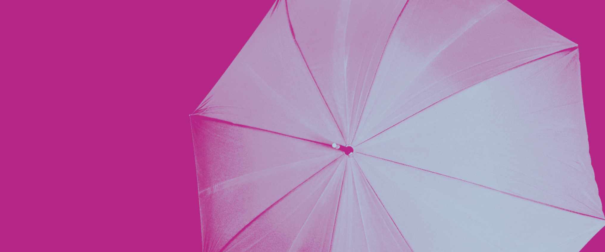 Umbrella on pink background