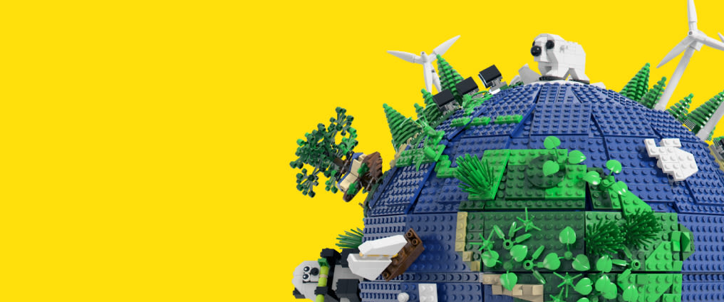 earth made of lego
