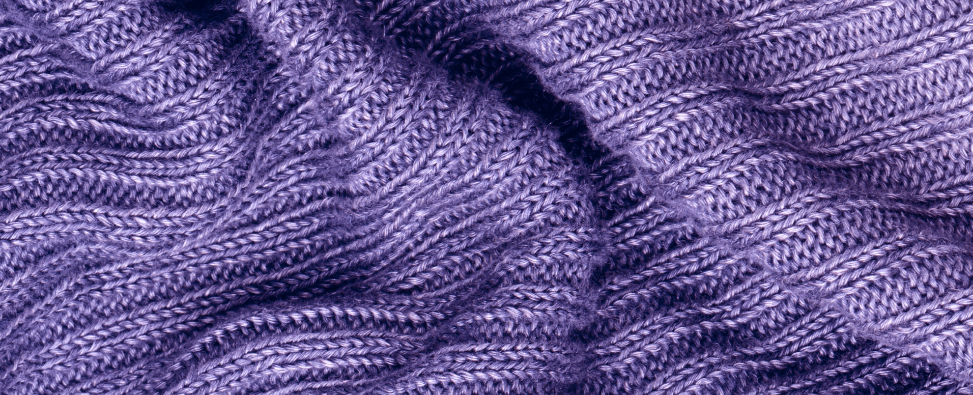 Close up of purple wool