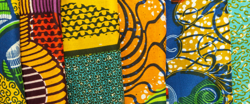 Different patterned material