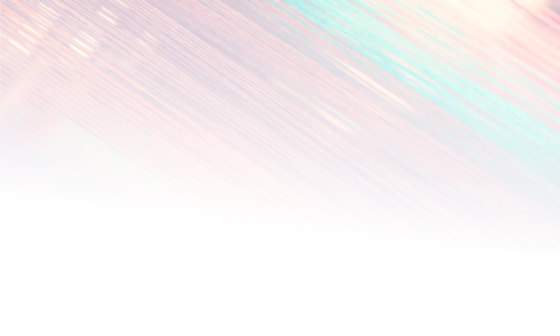 Coloured strands of material being woven