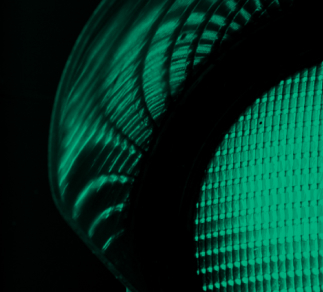 Abstract image green and black