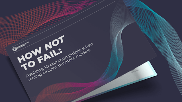 Cover of How not to fail: Avoiding 10 common pitfalls when scaling circular business models
