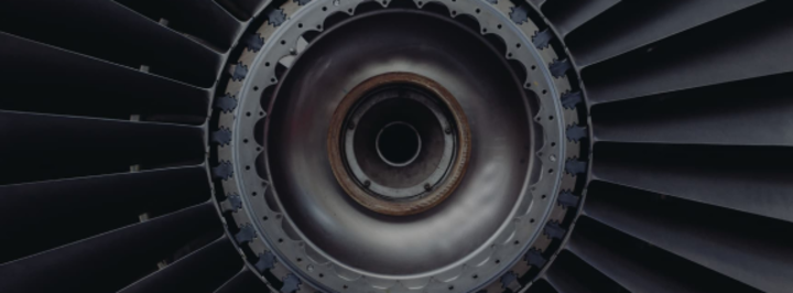 close up of a turbine