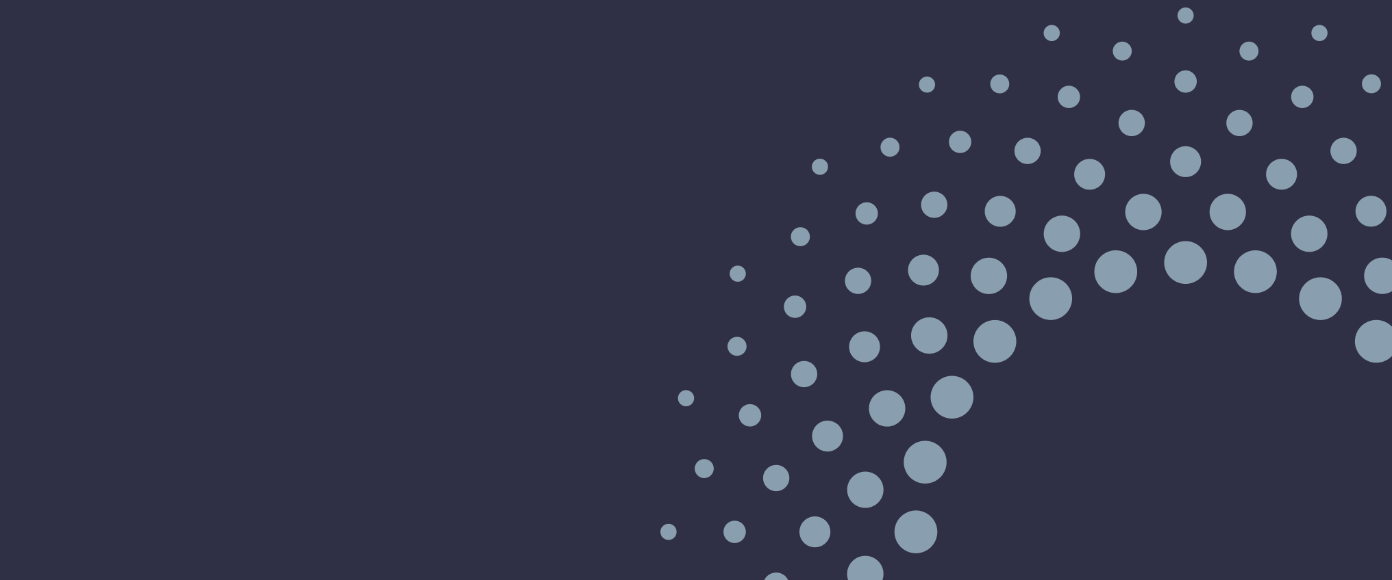 Dots on dark background