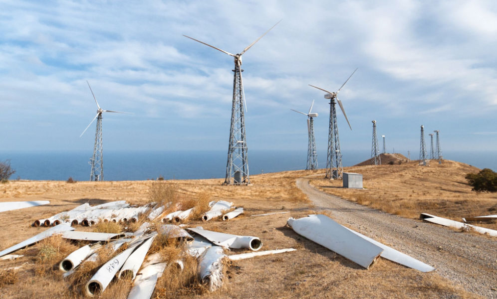 wind turbine waste