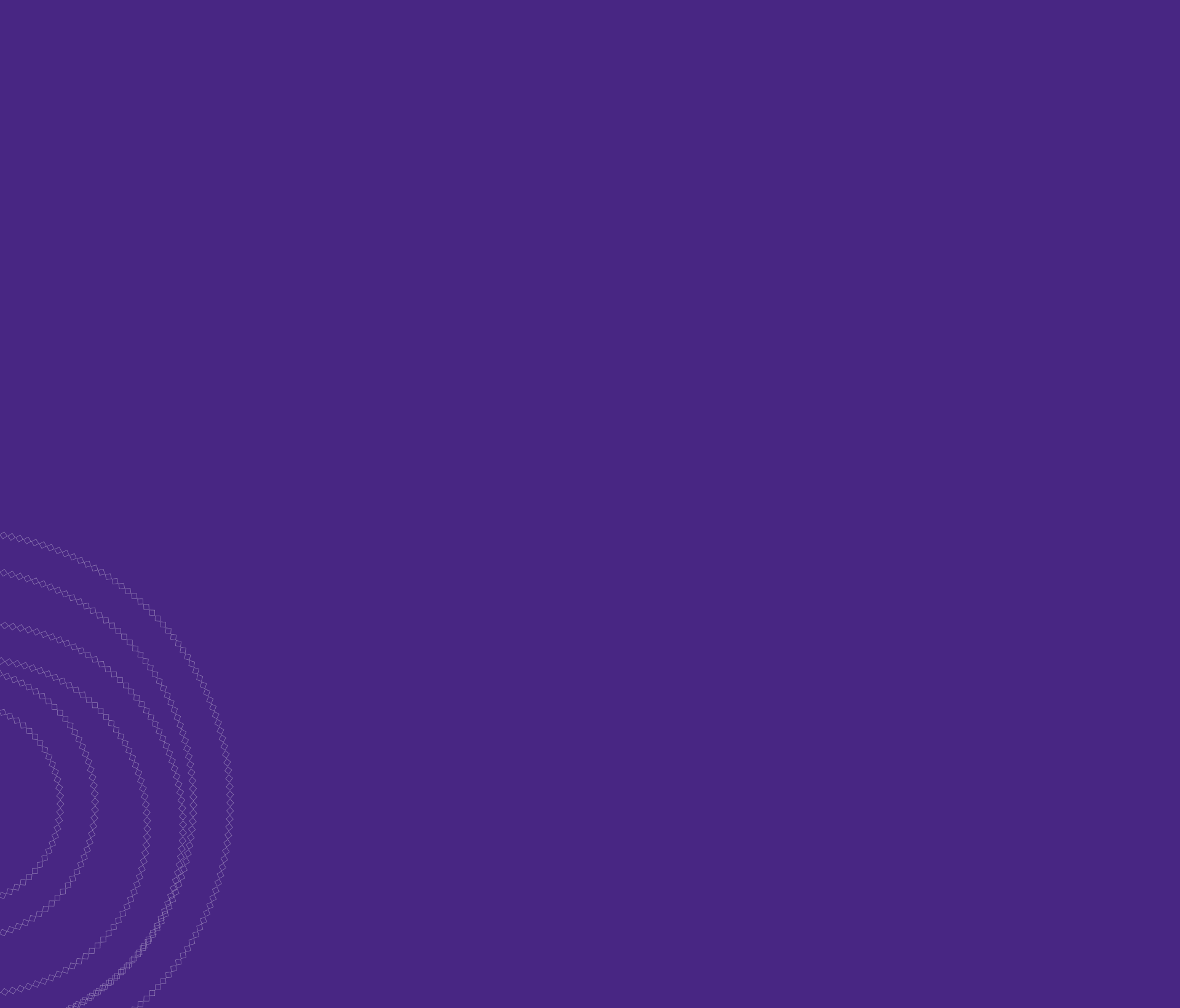White circle pattern on purple background
