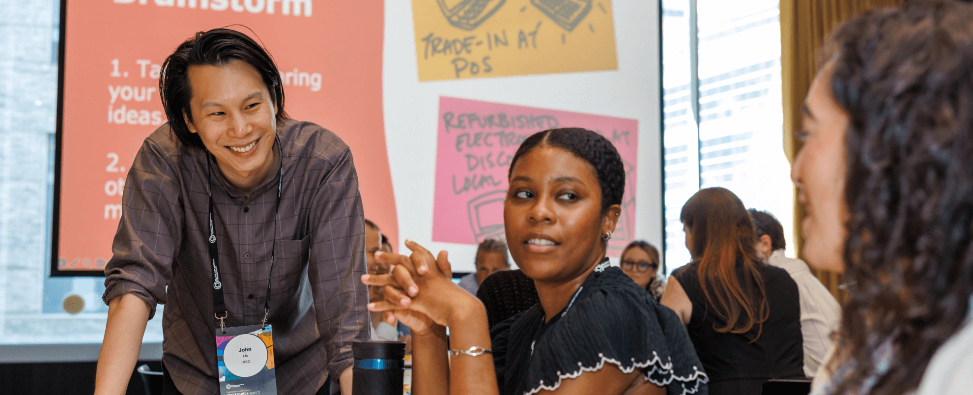 People working together to solve a problem