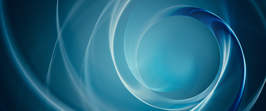 Abstract blue circles