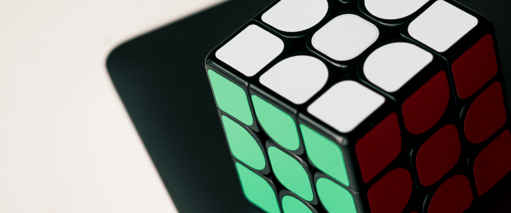 Plastic rubik's cube